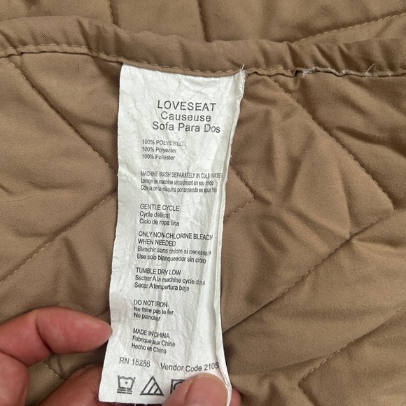 Sherpa double sided loveseat cover for pets - Picture 4 of 8